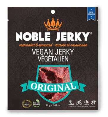 Noble Vegan Jerky Original Flavor  Noble Vegan Jerky Original Flavor | Vitacost.com/blog