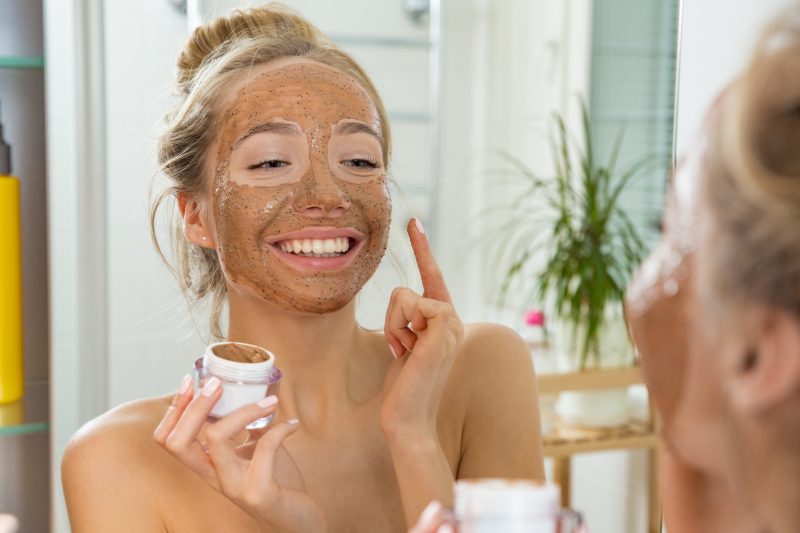 Young Woman Applying Mushroom Beauty Mask | Vitacost Blog