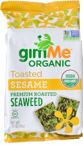 GimMe Organic Toasted Seaweed Snacks | Vitacost.com/Blog