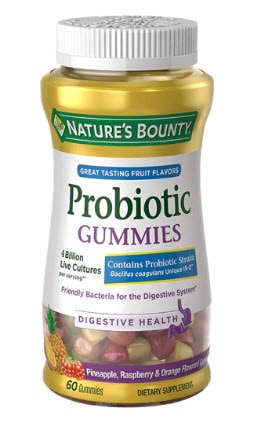 Nature's Bounty Probiotic Gummies | Vitacost.com/blog