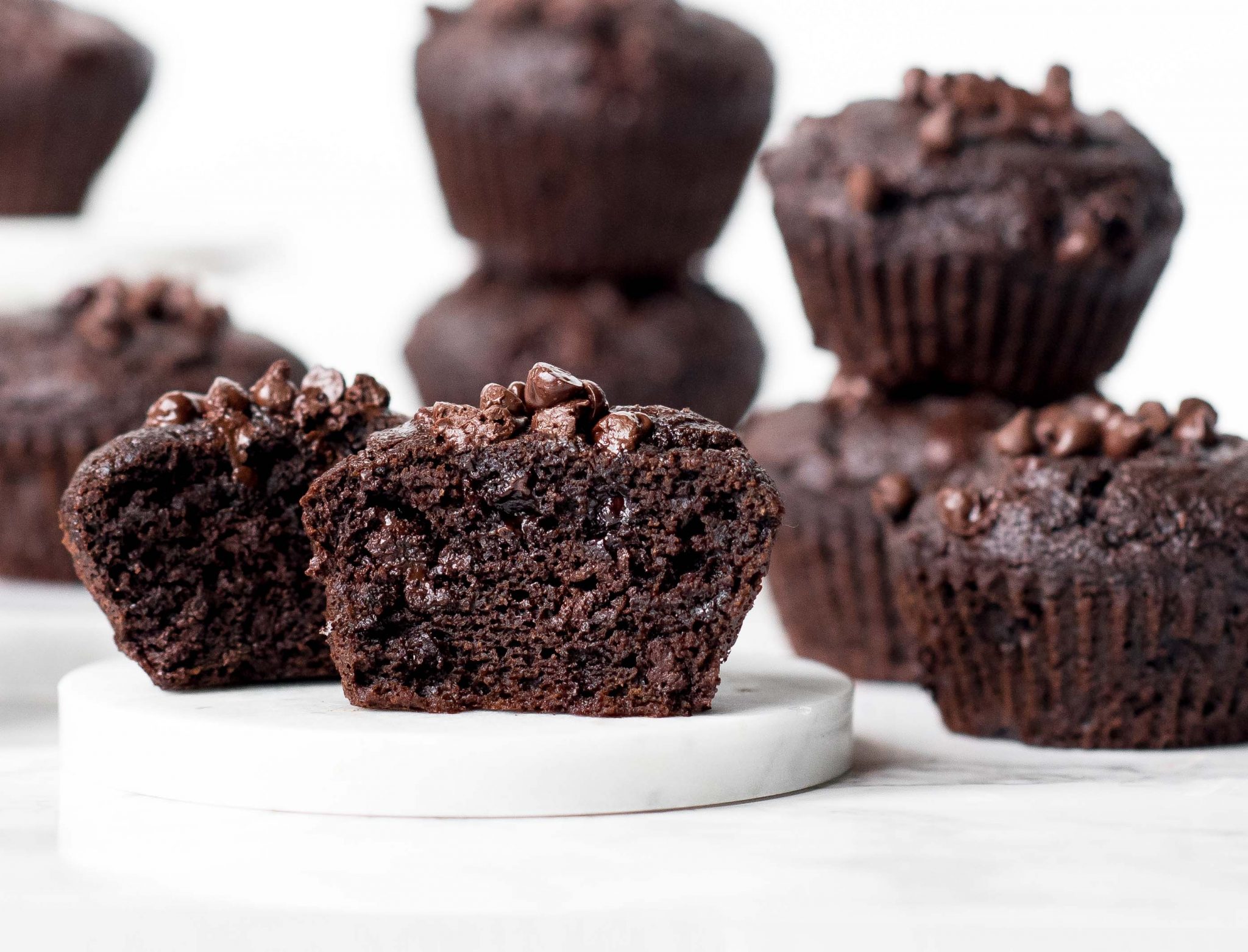 GlutenFree Dark Chocolate Coffee Muffins