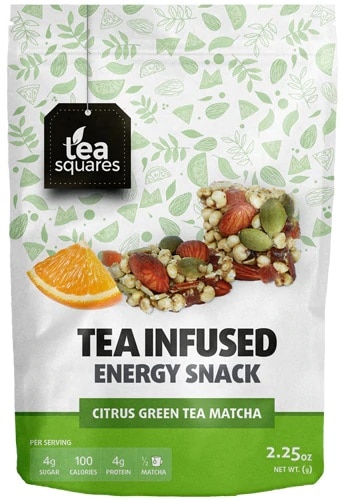 Tea Squares Tea Infused Energy Snack | Vitacost.com/Blog