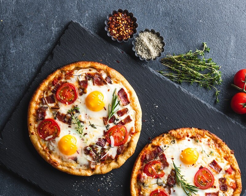 Bacon & Eggs Breakfast Pizza Bacon & Eggs Breakfast Pizza | Vitacost Blog