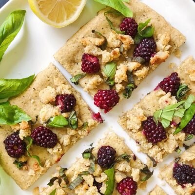 Gluten-Free & Vegan Flatbread with Herbed Nut Cheese | Vitacost.com/Blog