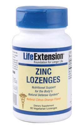 Life Extension Zinc Lozenges Natural Citrus Orange | Vitacost.com/blog