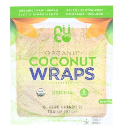 Nuco Organic Coconut Wraps Original | Vitacost.com/blog