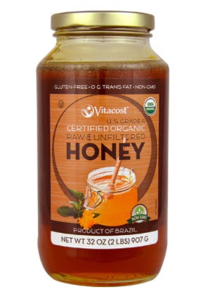 Vitacost Certified Organic Raw & Unfiltered Honey U.S. Grade A - Non GMO | Vitacost.com/blog