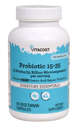 Vitacost Probiotic 15-35 15 Strains - 35 billion CFU† per serving | Vitacost.com/blog