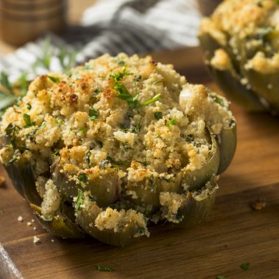 Stuffed Artichokes with Herb Garnish | Vitacost Blog