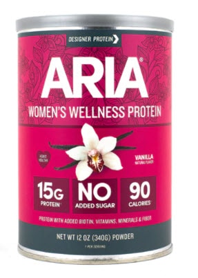 Designer Protein Aria Women's Protein Shake Mix Vanilla | Vitacost.com/blog