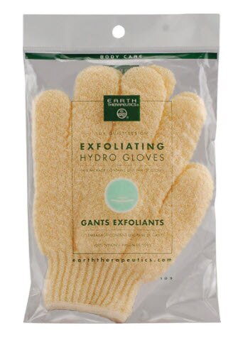 Earth Therapeutics Exfoliating Hydro Gloves Natural | Vitacost.com/blog