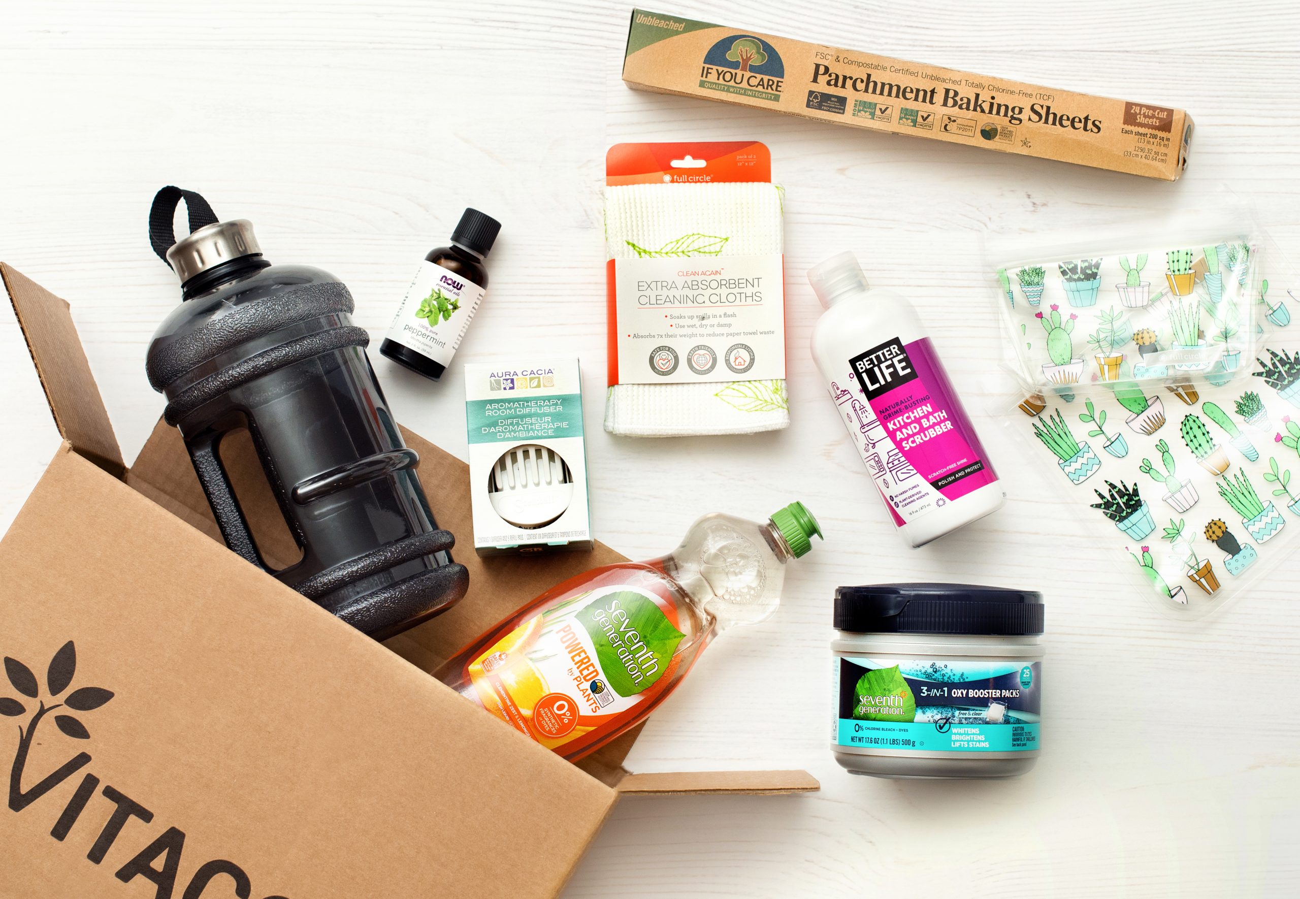 Healthy Gift Items Coming Out of Vitacost Box