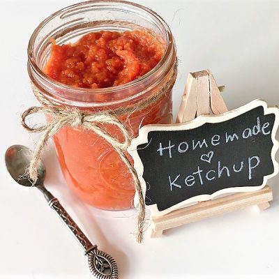 Homemade Maple Ketchup in Mason Jar | Vitacost.com/Blog