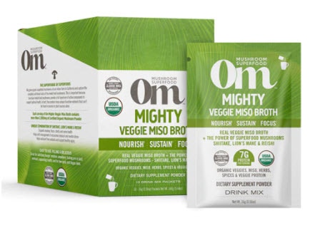 OM Mighty Veggie Miso Broth | Vitacost.com/blog