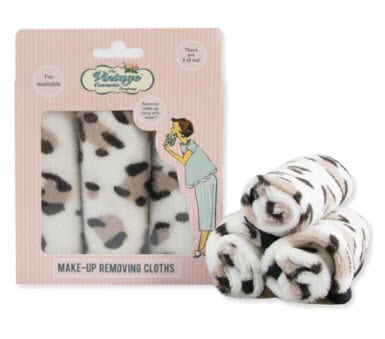 The Vintage Cosmetic Company Make-Up Removing Cloths Leopard | Vitacost.com/blog