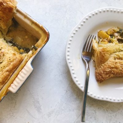 Vegan Pot Pie with Butternut Squash, White Beans & Kale | Vitacost.com/Blog