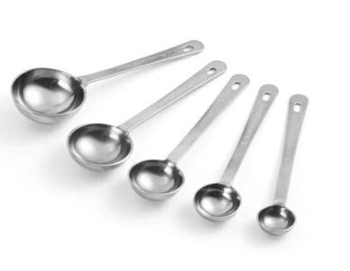 Allrecipes 5 Piece Measuring Spoons Stainless Steel Allrecipes 5 Piece Measuring Spoons Stainless Steel | Vitacost.com/blog