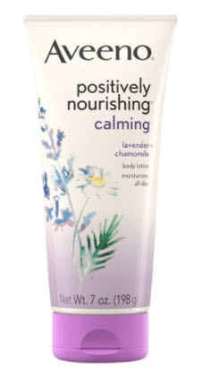 Aveeno Positively Nourishing™ Calming Body Lotion Lavender + Chamomile | Vitacost.com/blog
