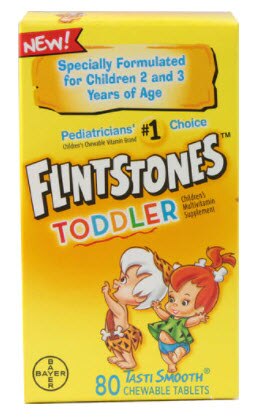 Flintstones Toddler Children's Multivitamin Supplement Fruit Flintstones Toddler Children's Multivitamin Supplement Fruit | Vitacost.com/blog