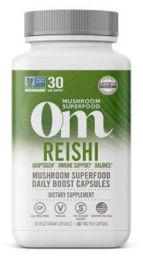 OM Mushroom Reishi Superfood Capsules  OM Mushroom Reishi Superfood Capsules | Vitacost.com/blog