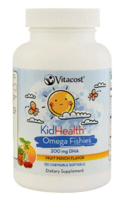 Vitacost KidHealth Omega Fishies For Kids - 200 mg DHA per serving Vitacost KidHealth Omega Fishies For Kids - 200 mg DHA per serving | Vitacost.com/blog