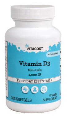 Vitacost Vitamin D3 (as Cholecalciferol) -- 2000 IU Vitacost Vitamin D3 (as Cholecalciferol) -- 2000 IU | Vitacost.com/blog
