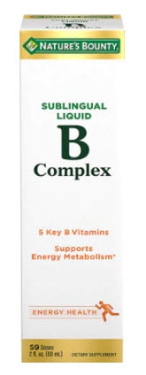 Nature's Bounty B Complex with B12 Sublingual Liquid | Vitacost.com/blog
