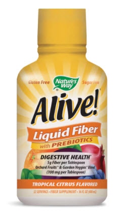 Nature's Way Alive!® Liquid Fiber with Prebiotics Citrus | Vitacost.com/blog