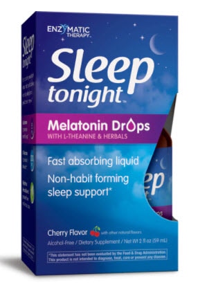 Nature's Way Sleep Tonight™ Melatonin Drops with L-Theanine & Herbals Cherry | Vitacost.com/blog