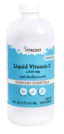 Vitacost Liquid Vitamin C with Bioflavonoids Natural Citrus | Vitacost.com/blog