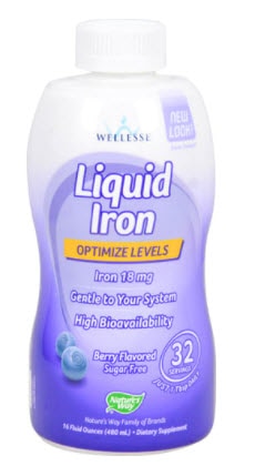 Wellesse Liquid Iron Sugar Free Berry | Vitacost.com/blog