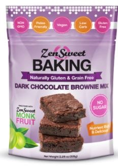 ZenSweet Dark Chocolate Brownie Mix ZenSweet Dark Chocolate Brownie Mix | Vitacost.com/Blog
