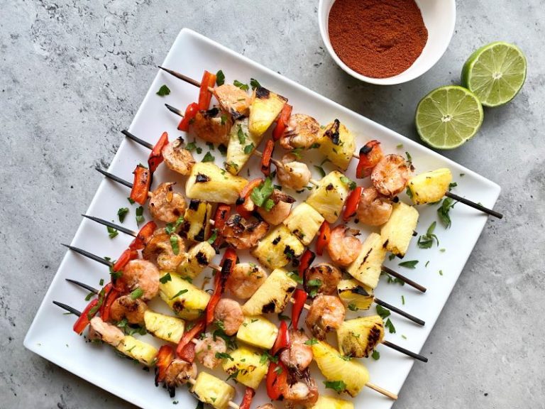 Grilled Shrimp Skewers Recipe With Jerk Marinade Vitacost Blog