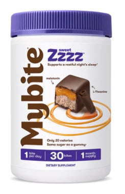 Mybite Sweet Zzzz® Restful Sleep Support Dark Chocolatey Bite | Vitacost.com/blog