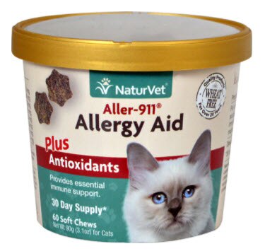 NaturVet Aller-911® Allergy Aid Plus Antioxidants for Cats NaturVet Aller-911® Allergy Aid Plus Antioxidants for Cats | Vitacost.com/blog