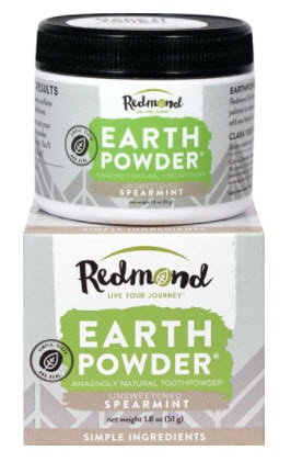 Redmond Real SaltRedmond Earthpowder® Natural Toothpowder Unsweetened Spearmint | Vitacost.com/blog