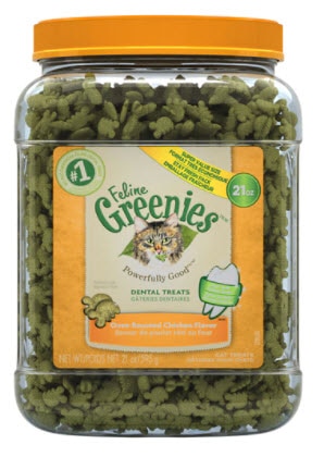 Greenies Feline Dental Treats Oven Roasted Chicken | Vitacost.com/blog