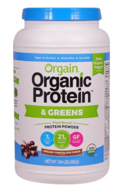 Orgain Organic Protein™ & Greens Plant Based Powder Creamy Chocolate Fudge | Vitacost.com/blog