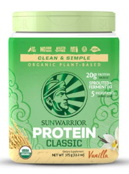 Sunwarrior Protein Classic Vanilla | Vitacost.com/blog