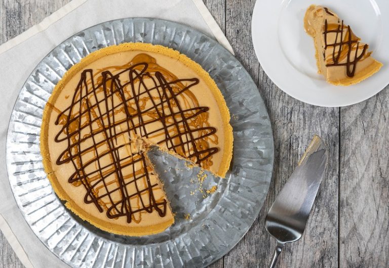 Vegan Peanut Butter Pie Graham Cracker Crust