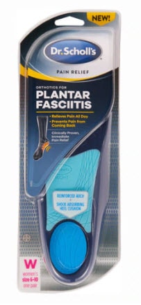 Dr. Scholl's Pain Relief Orthotics For Plantar Fasciitis | Vitacost.com/blog