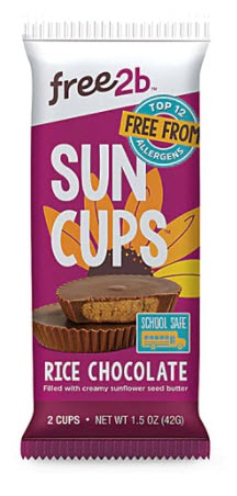 Free2b Sun Cups Chocolate 40g