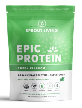 Sprout Living Epic Organic Plant Protein® Green Kingdom | Vitacost.com/blog