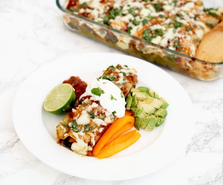 Healthy Enchiladas with Green Chile Sauce Vitacost Blog
