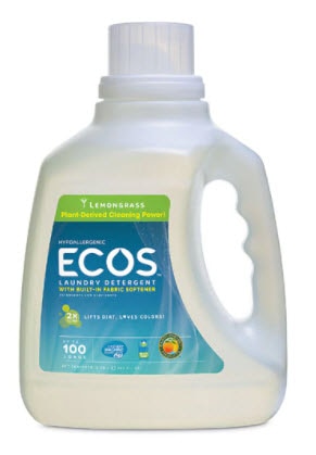 Earth Friendly Ecos® Laundry Detergent Lemongrass | Vitacost.com/blog