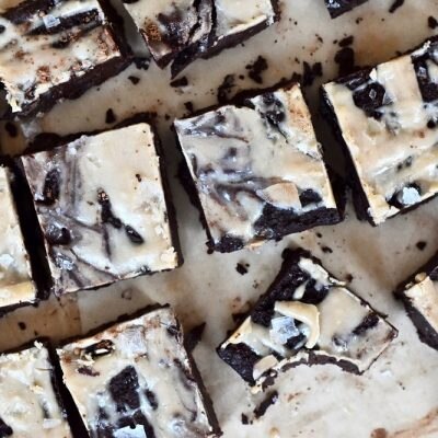 Homemade Chocolate Nut Butter Freezer Fudge Bars | Vitacost.com/Blog