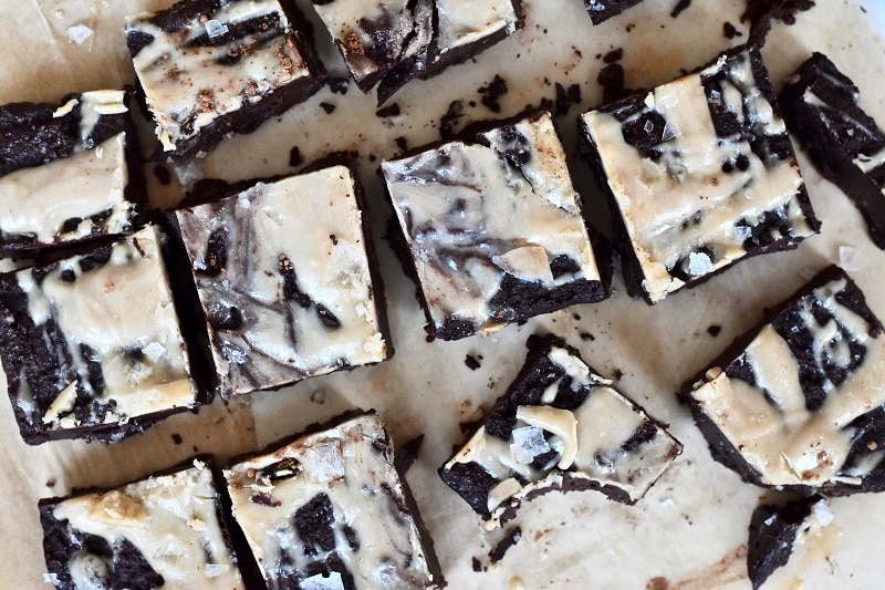 Homemade Chocolate Nut Butter Freezer Fudge Bars | Vitacost.com/Blog