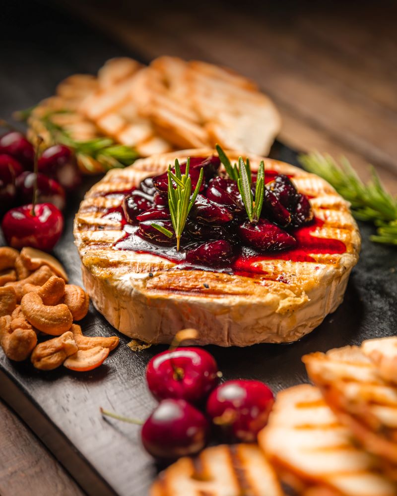 Grilled Brie Recipe with Cherry Sauce | Vitacost.com/blog