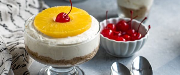 No-Bake Piña Colada Cheesecake Cups | Vitacost.com/blog