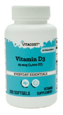 Vitacost Vitamin D3 (as Cholecalciferol) | Vitacost.com/blog